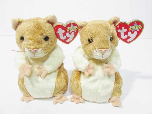 Pellet the Hamster - NON-MINT TAGS<br> Ty - Beanie Baby<BR>(Click picture-FULL DETAILS)<br>